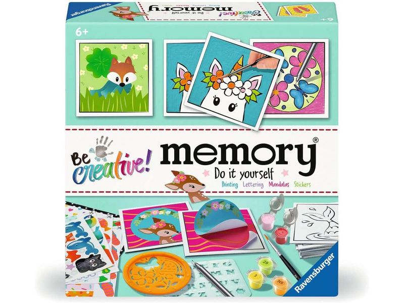 Ravensburger Bastelset BeCreative – memory Do it yourself Kreativ-Box für einzigartige DIY-Projekte