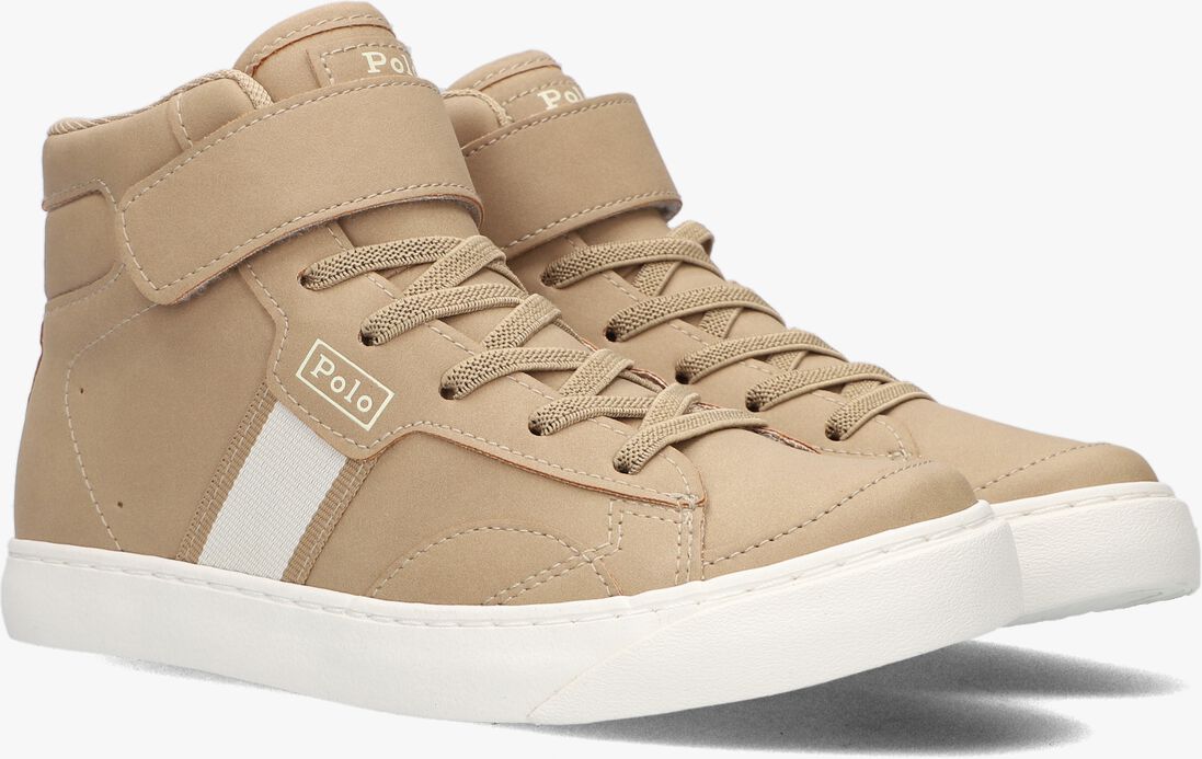 POLO RALPH LAUREN beige polo ralph lauren hoge sneaker court mid ps