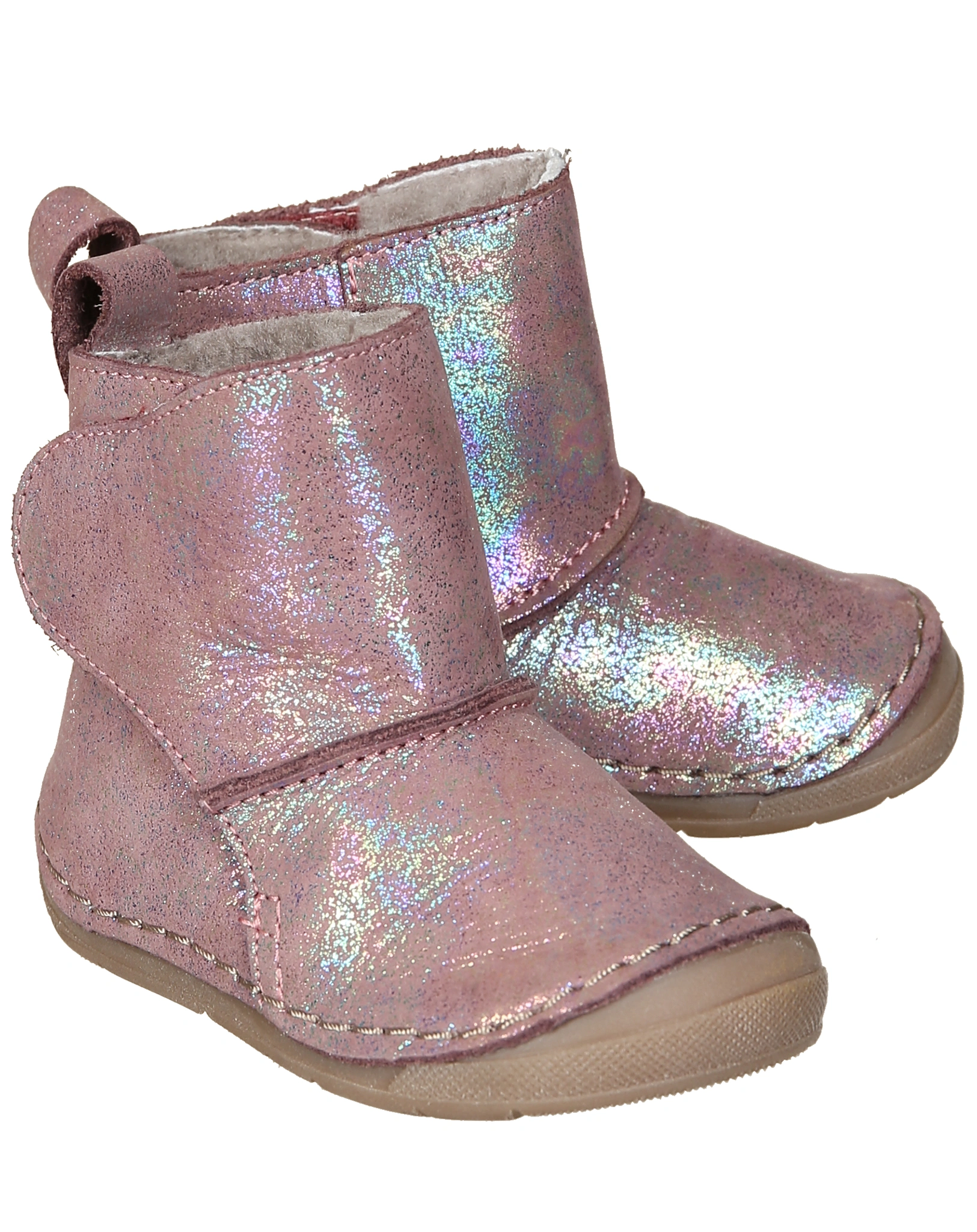Klettbooties PAIX gefüttert in pink shine