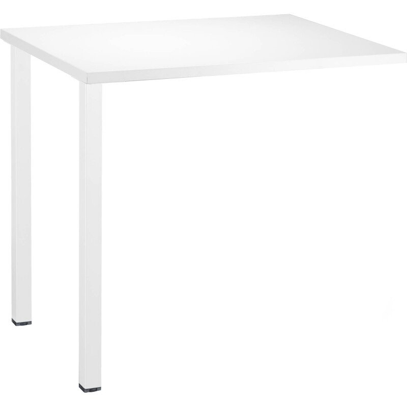 Retour bureau suspendu Squadra L 80 x P 60 cm piètement métal