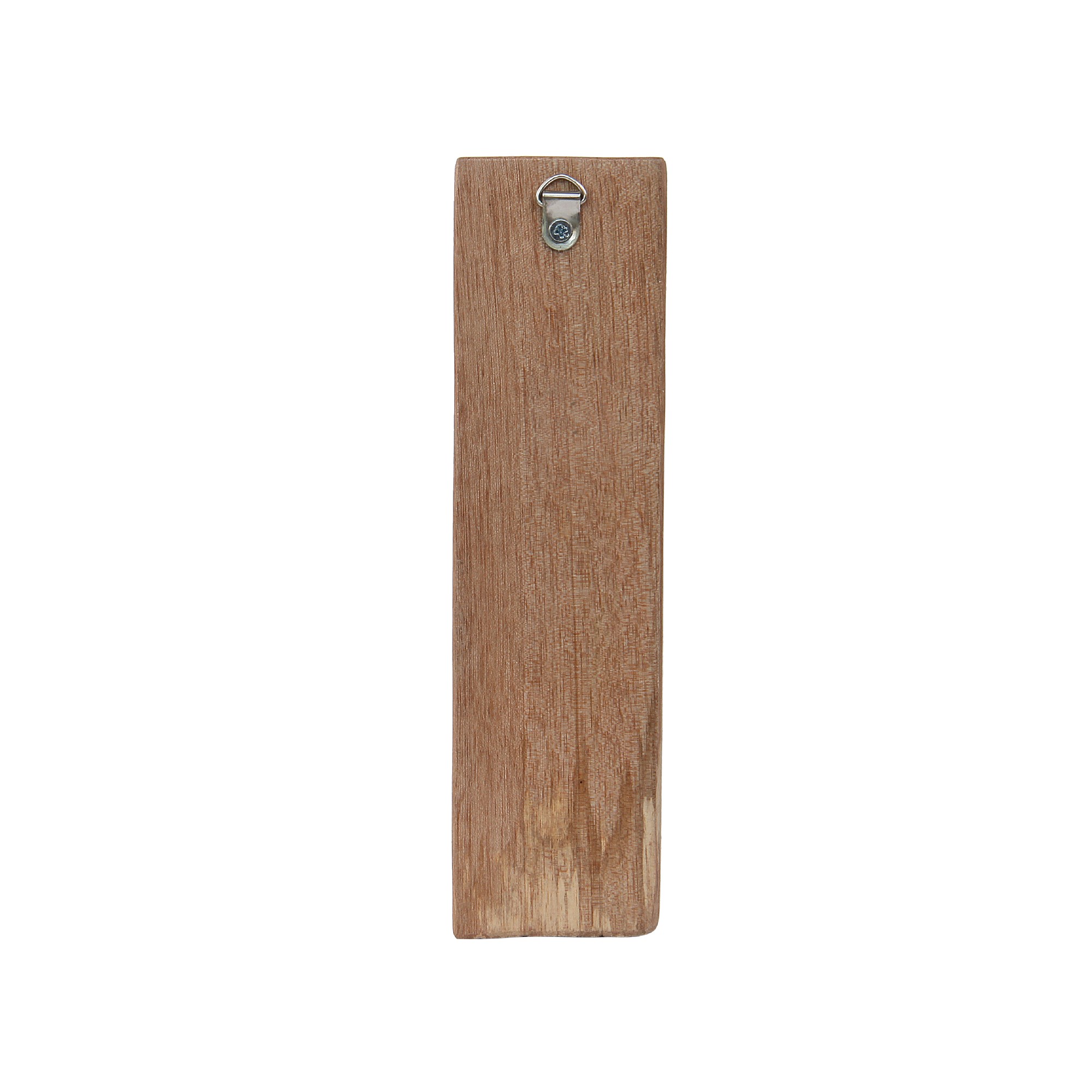 Holzbuchstabe 'I', mehrfarbig, T 2,5 cm, B 13 cm, H 19 cm von fischer's lagerhaus