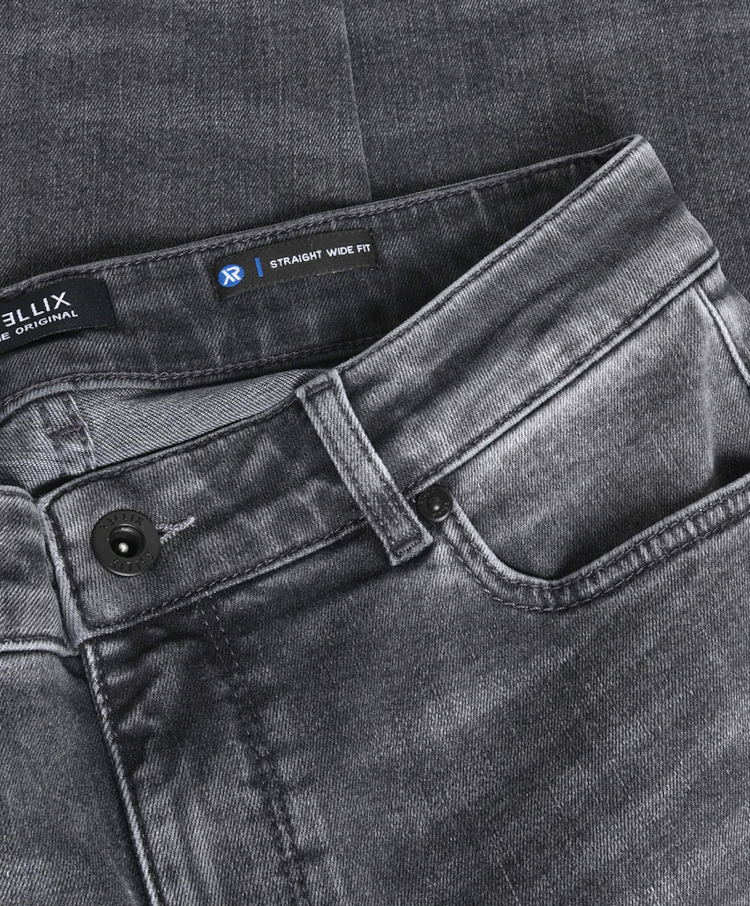 Rellix Straight Wide Fit jongens jeans grijs