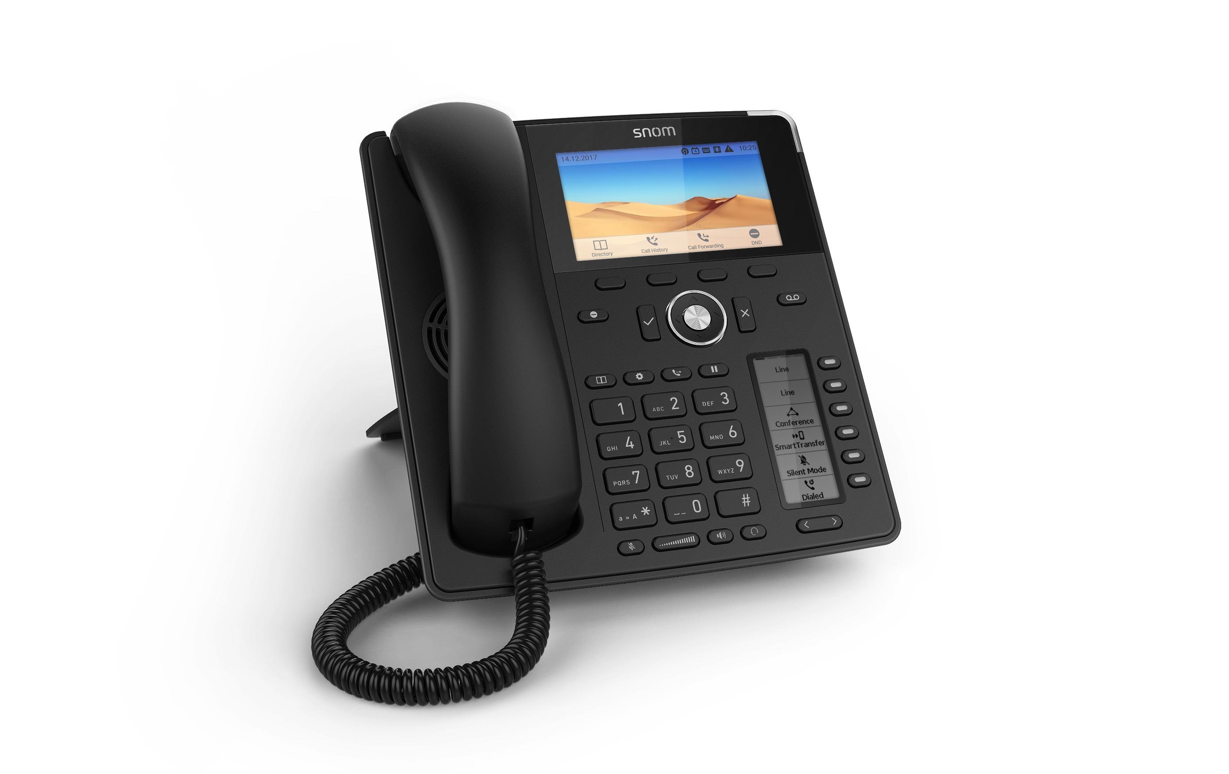 Snom Festnetztelefon »D785N Schwarz« ( )