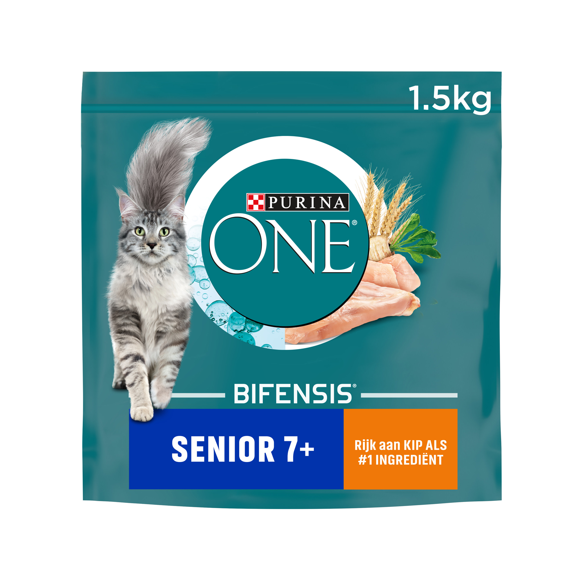 Purina ONE Senior Kip en Volkoren Granen