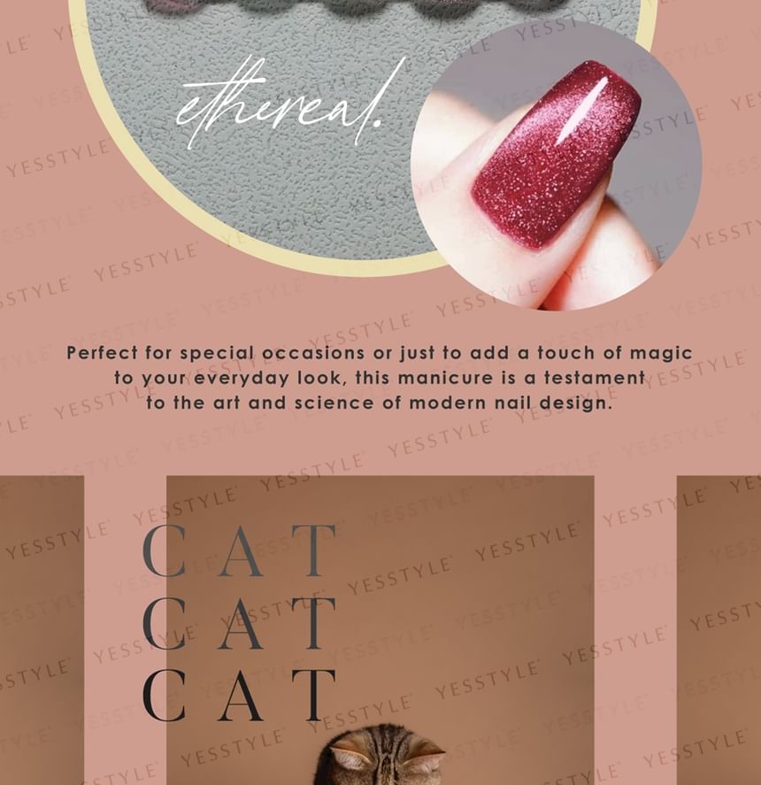 Cosplus - Da Vinci Color Code Cat Eyes Nagelgellak Stargazing Diamond