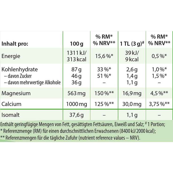 Steviabase Dr. Jacob`s Pulver, 400 g