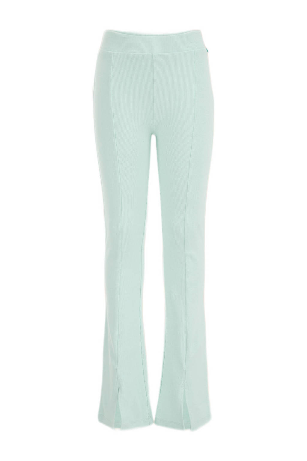 WE Fashion flared broek mintgroen