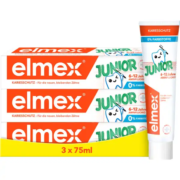 Multipack Junior Zahnpasta 6-12 Jahre
