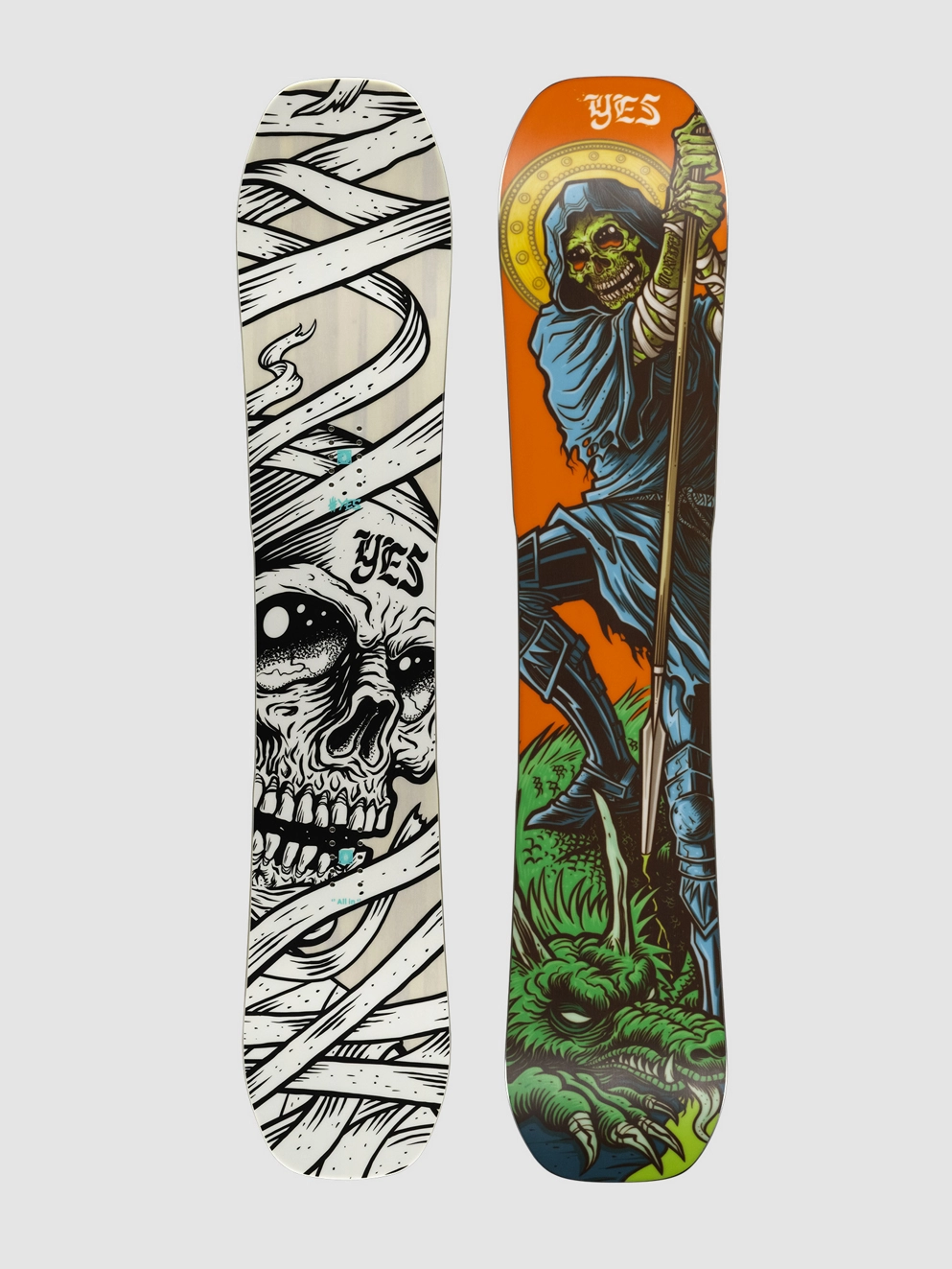 YES All-In 2025 Snowboard sand