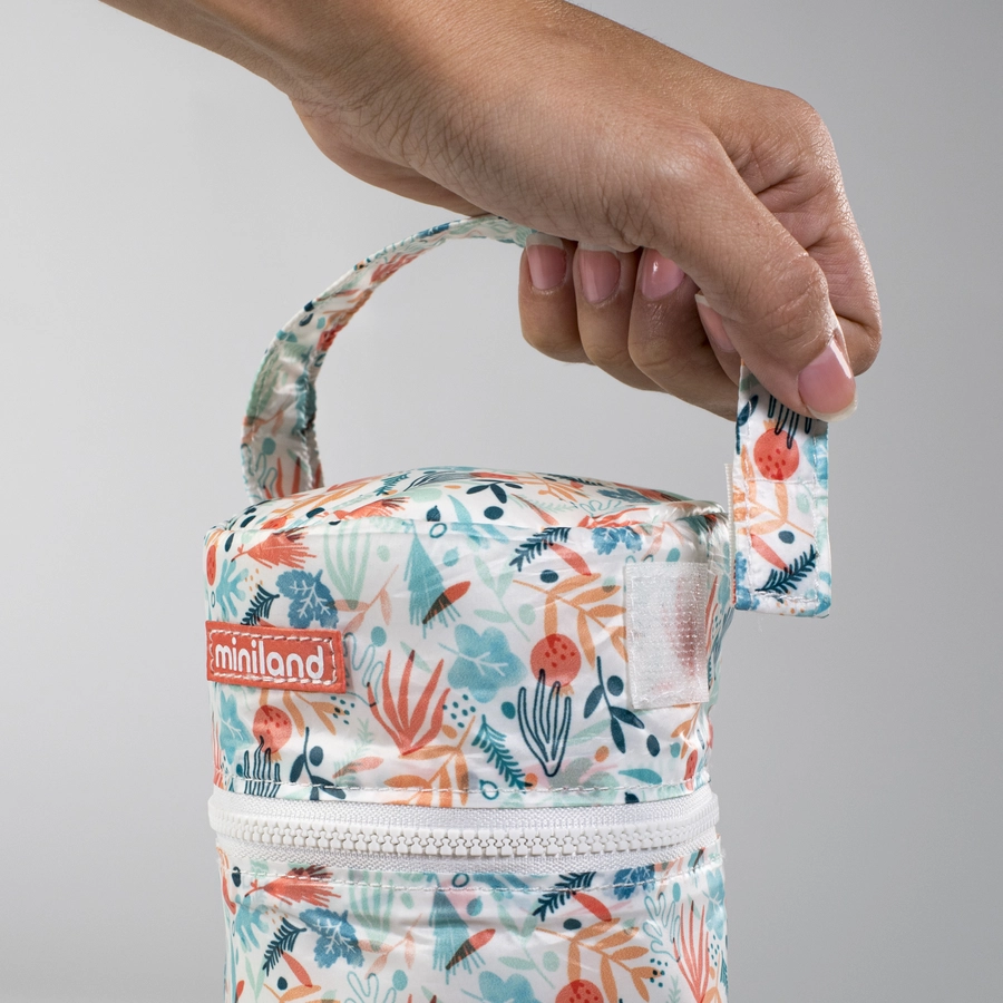 miniland pack-2-go hermisized Nahrungsbehälter mit Warmhaltetasche mediterra