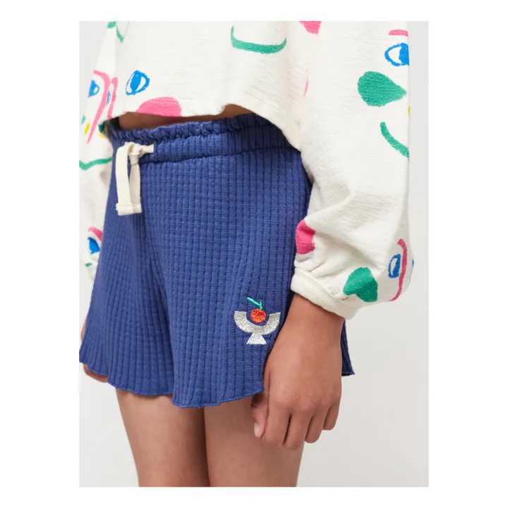 Bobo Choses Short Coton Bio Tomate | Bleu