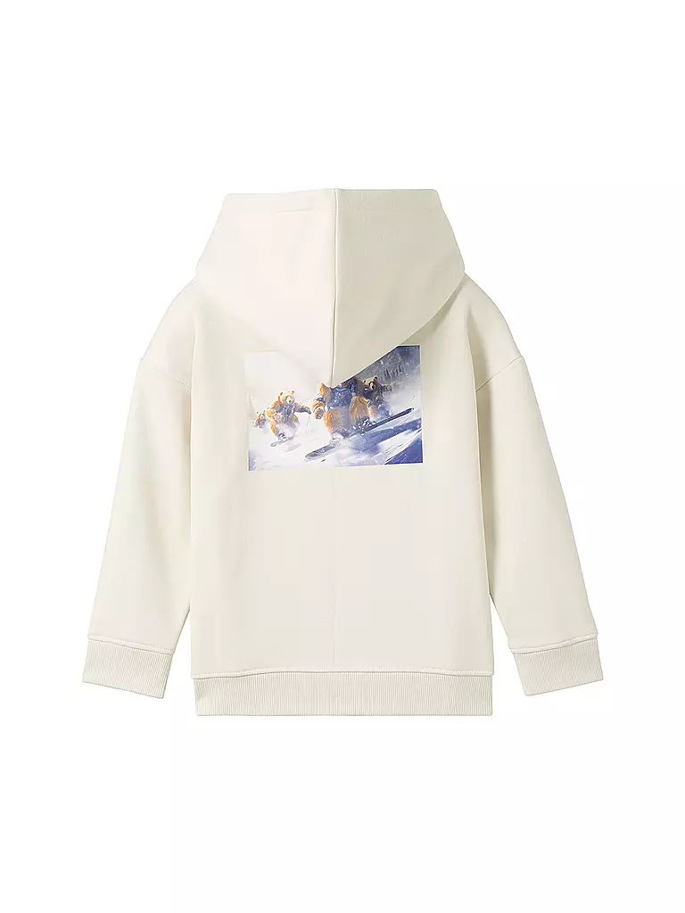 TOM TAILOR Jungen Kapuzensweater - Hoodie  creme