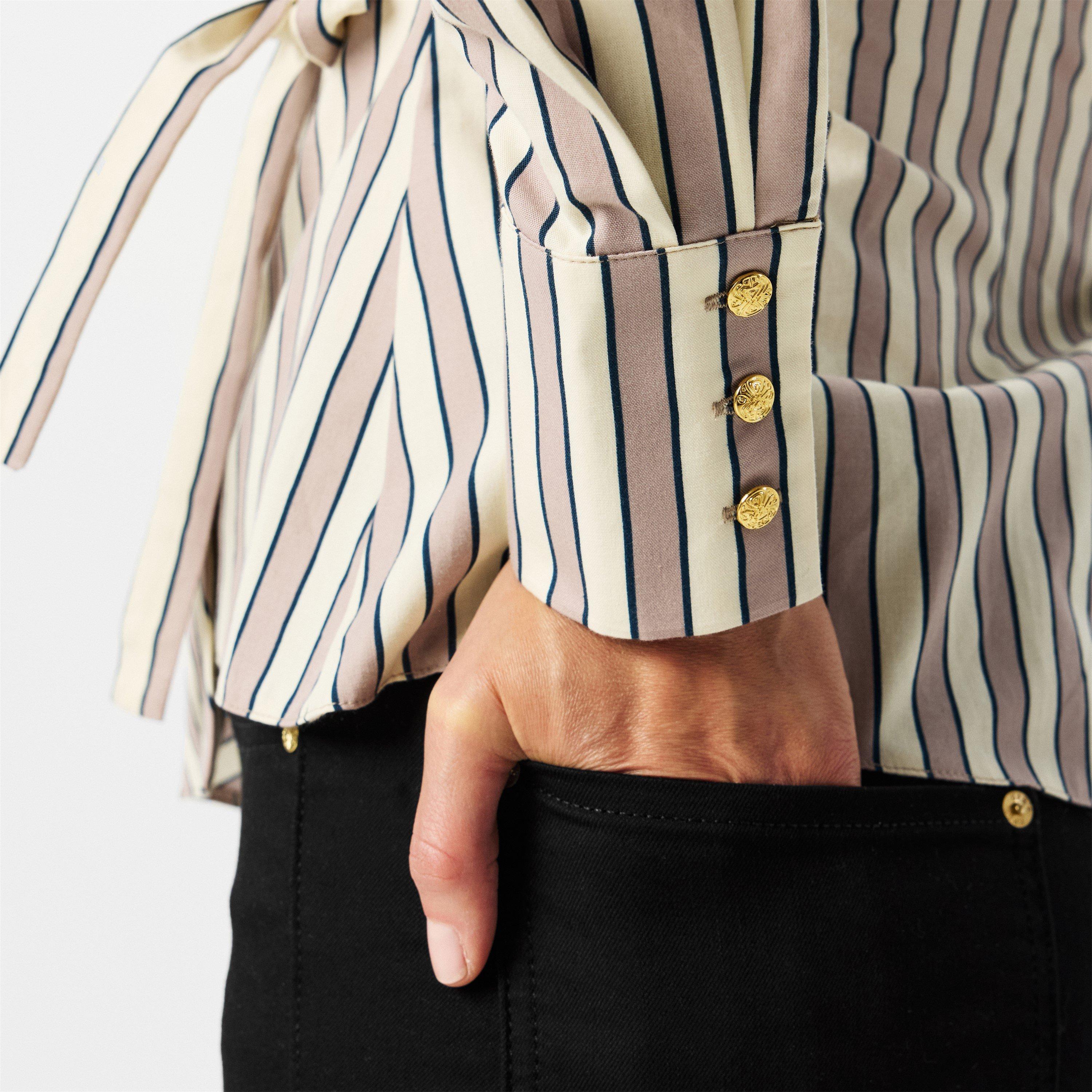 Biba Wrap Stripe Shirt