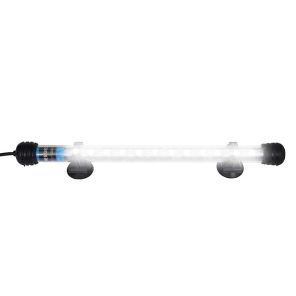 vidaXL LED-lampe for akvarium 28 cm hvit