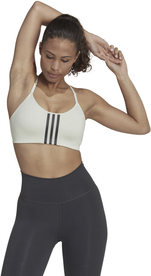 adidas Aeroimpact Training Light-Support sports bh Hvid