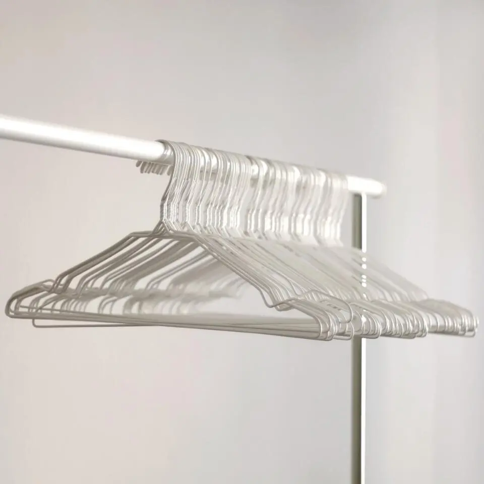 Nordix Kledinghangers set 150 stuks Metaal Draadhanger Kleerhangers