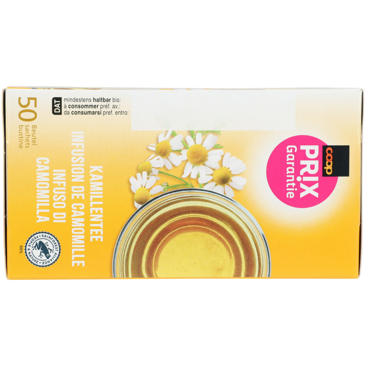 Prix Garantie Tee Kamillen 50 Beutel