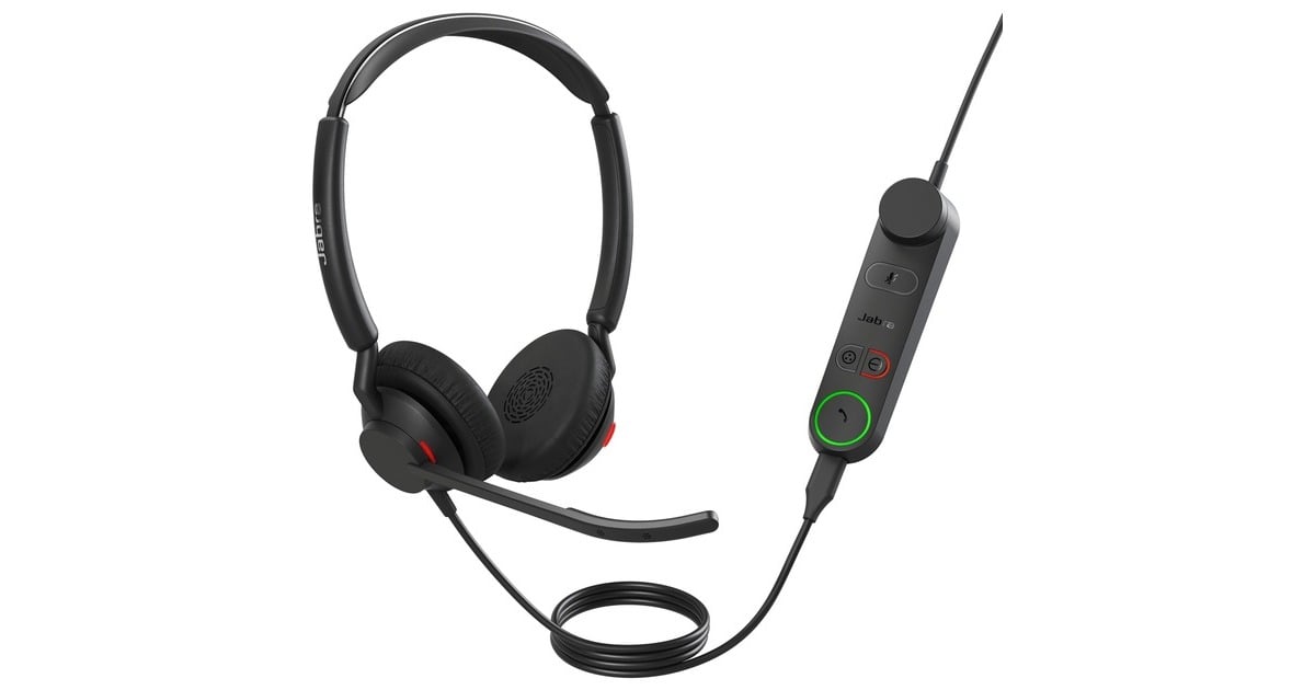 JabraJBR Engage 50 II Link Stereo USB-C UC on-ear headset  (Zwart)