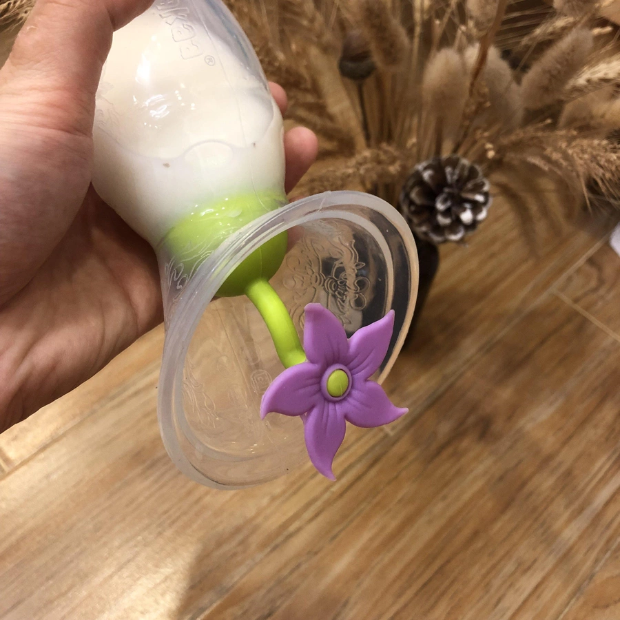 haakaa® Blumenverschluss für Milchpumpe, violett