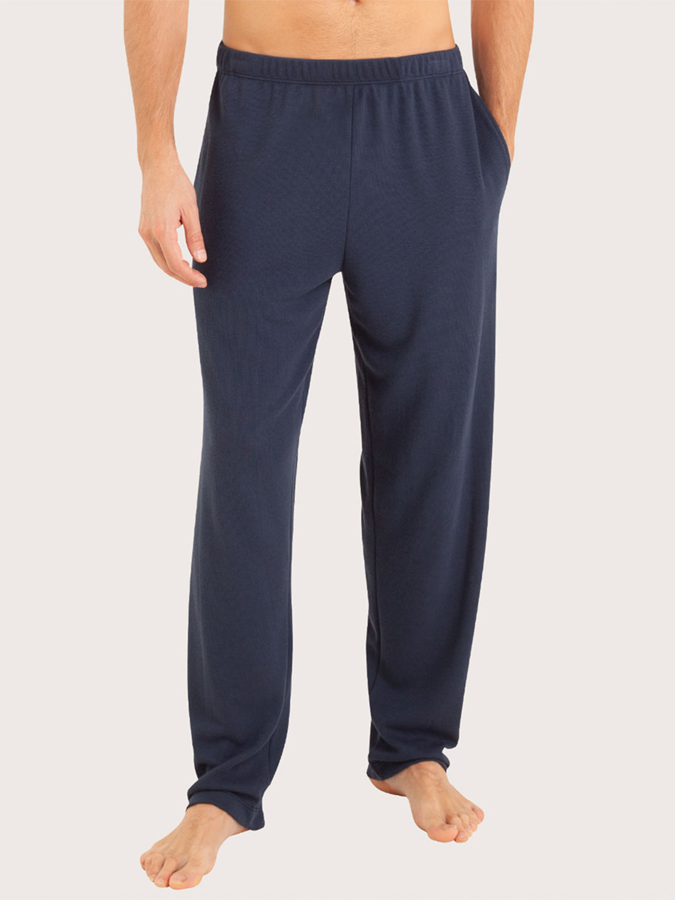 Pyjama col T coton et modal