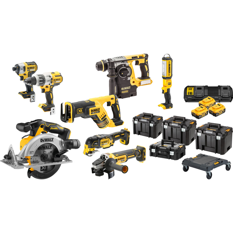 DeWALT DCK853P4T-QW 18V XR combopack 18V 4x 5,0Ah Li-ion