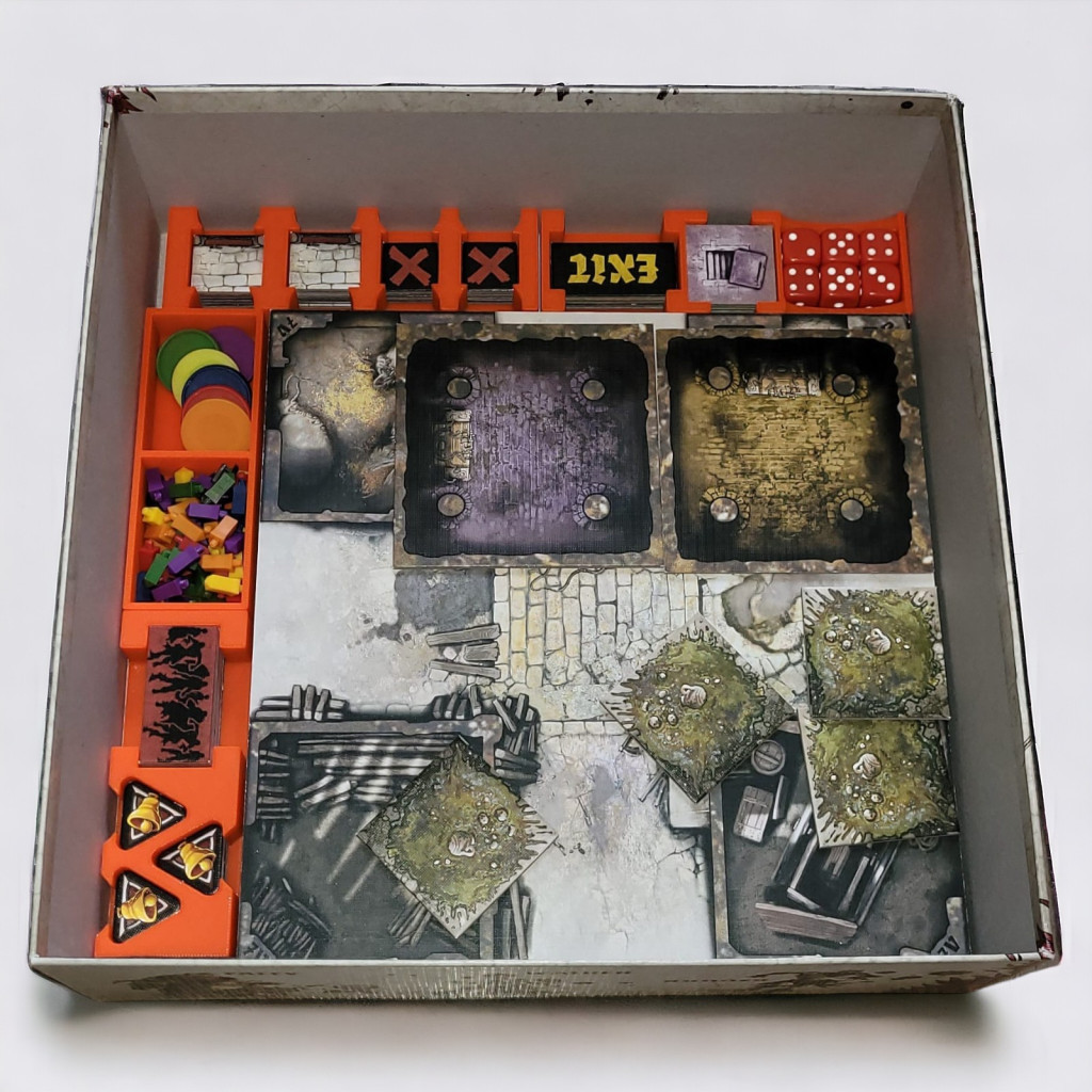 Zombicide - Black Plague : Rangement insert orange compatible