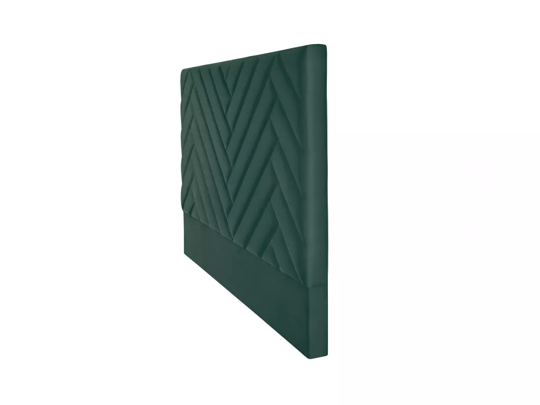 Tête de lit 170 cm - Velours - Bleu canard - SUKIALI