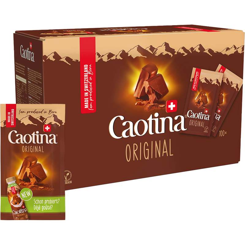 Caotina Schokoladenpulver, 15 g, 100 Stück