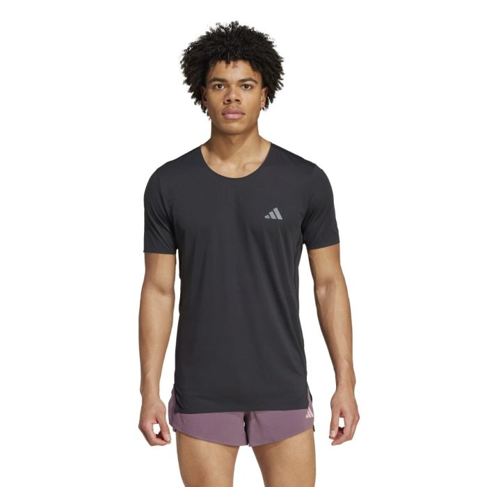 adidas Herre T-shirts Adizero T-Shirt Sort