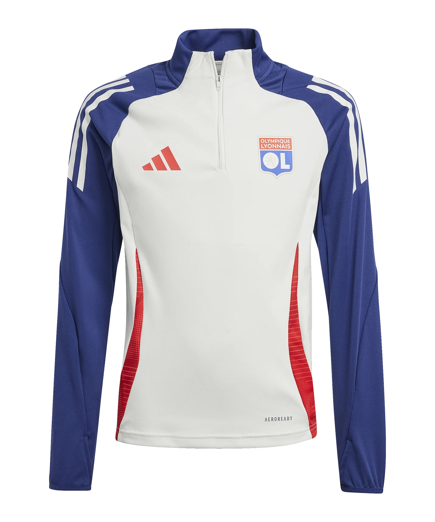 adidas Olympique Lyon Sweatshirt Kids Weiss