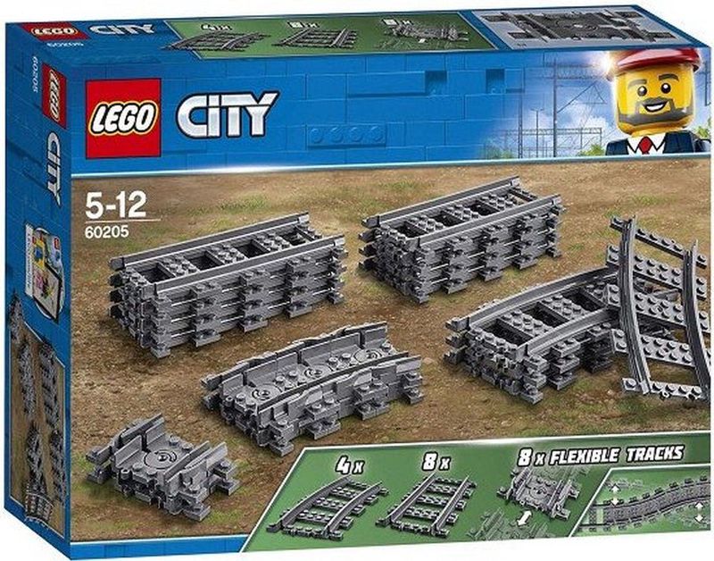 LEGO® City - Treinrails 60205 - 20 Stenen - Blokken