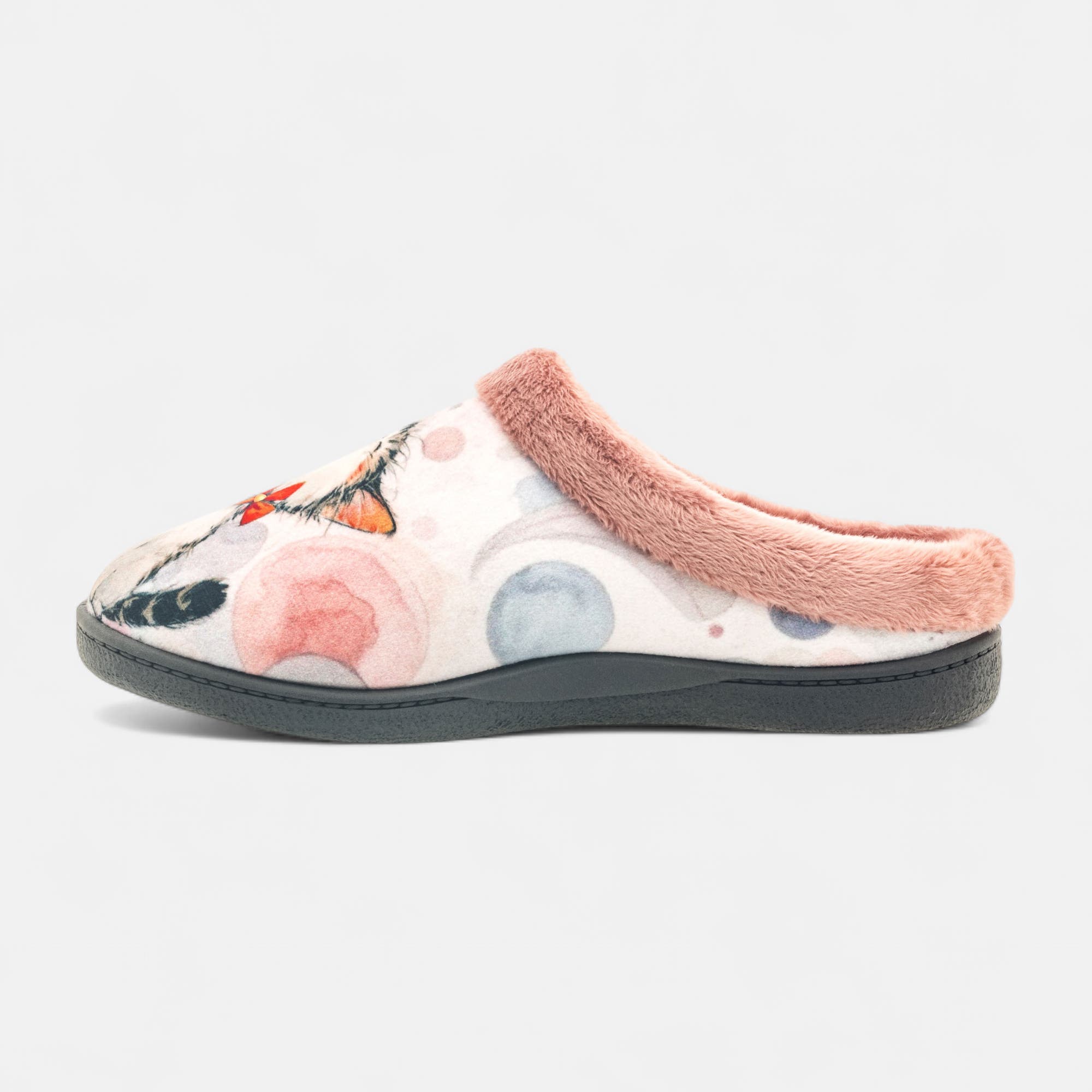 Pantoufles mules Femme rose