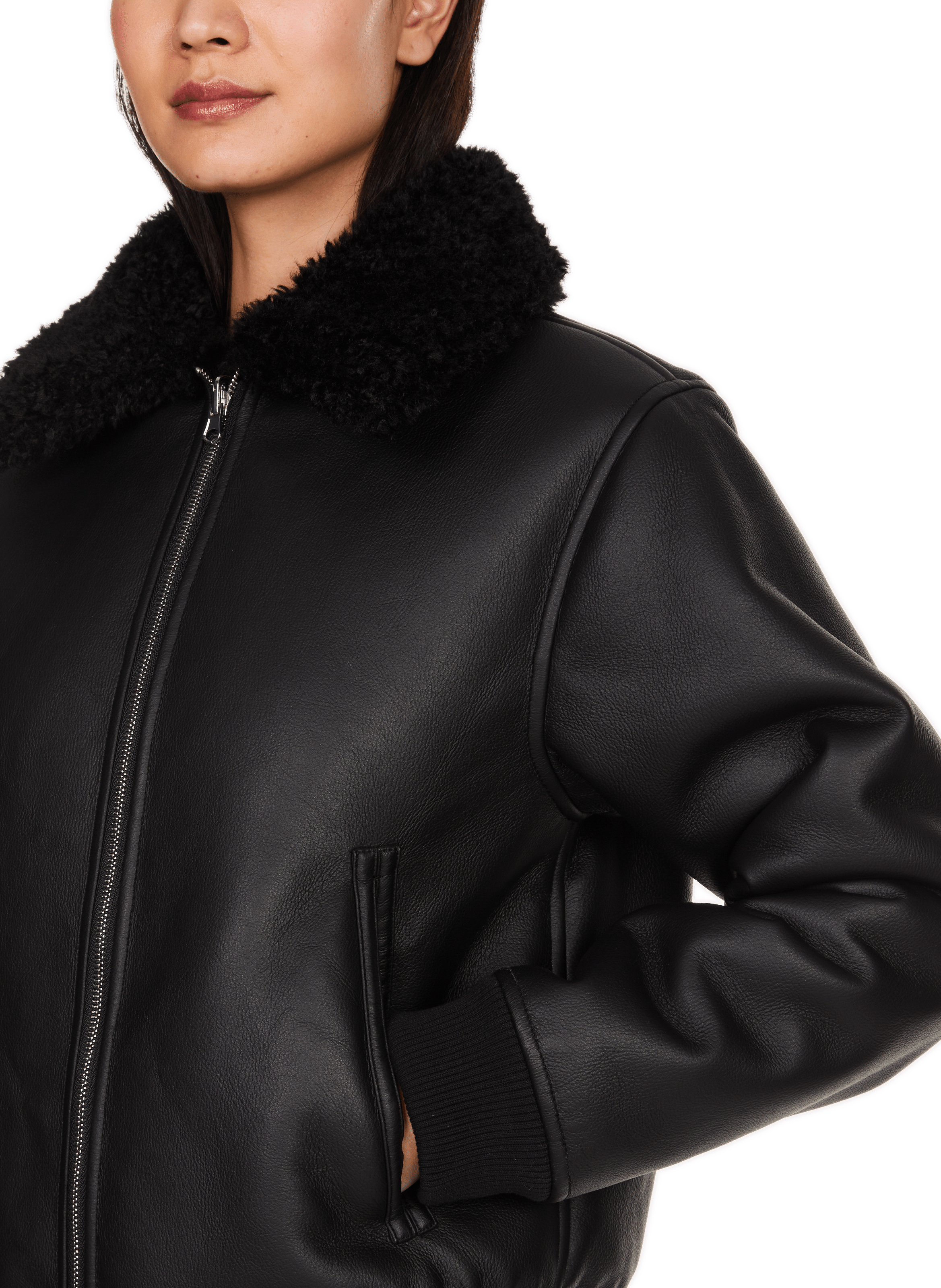 ULIME - Blouson aviateur réversible| Noir
