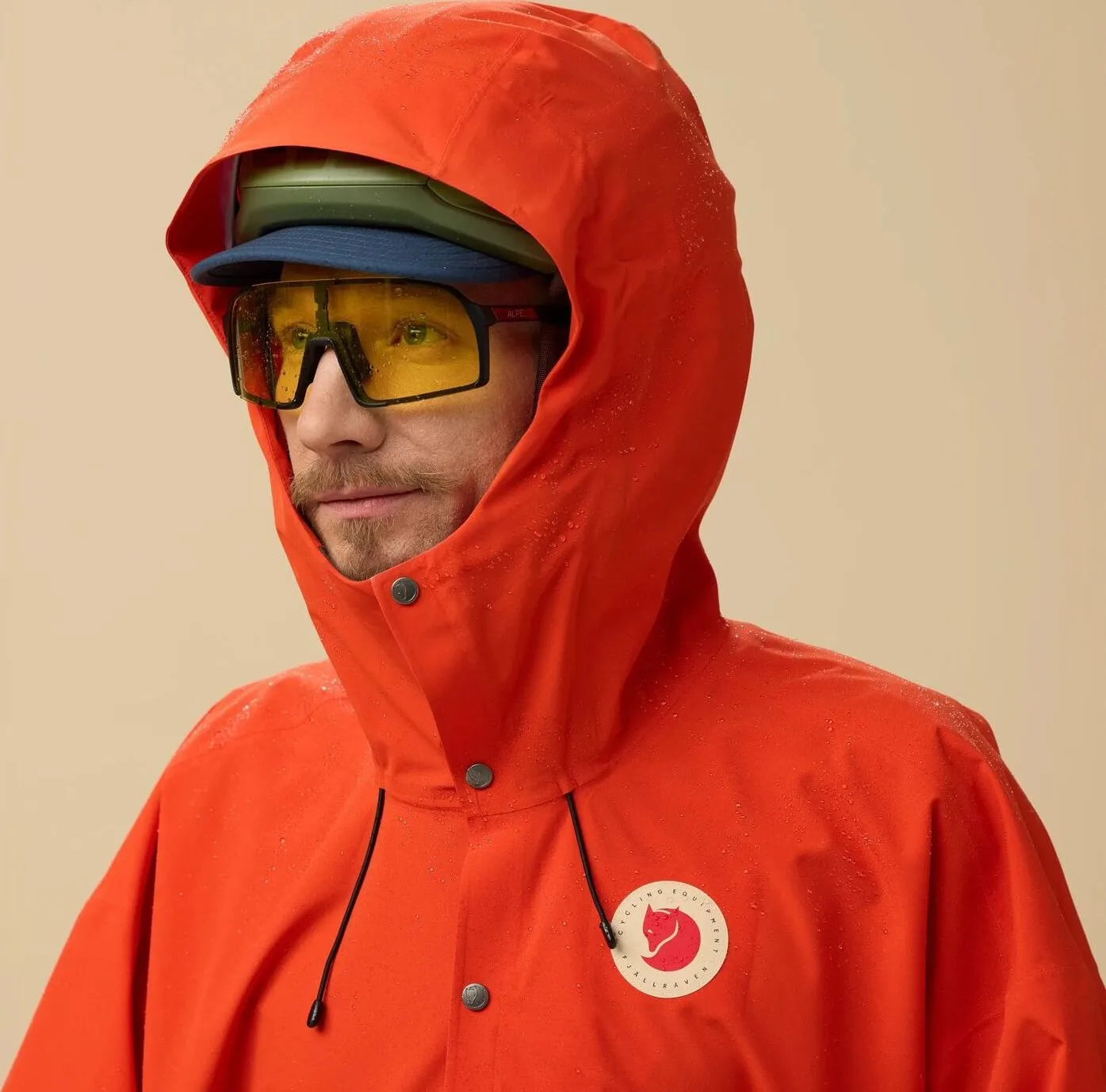 Fjällräven Hoja Rain Fox Poncho Flame Orange