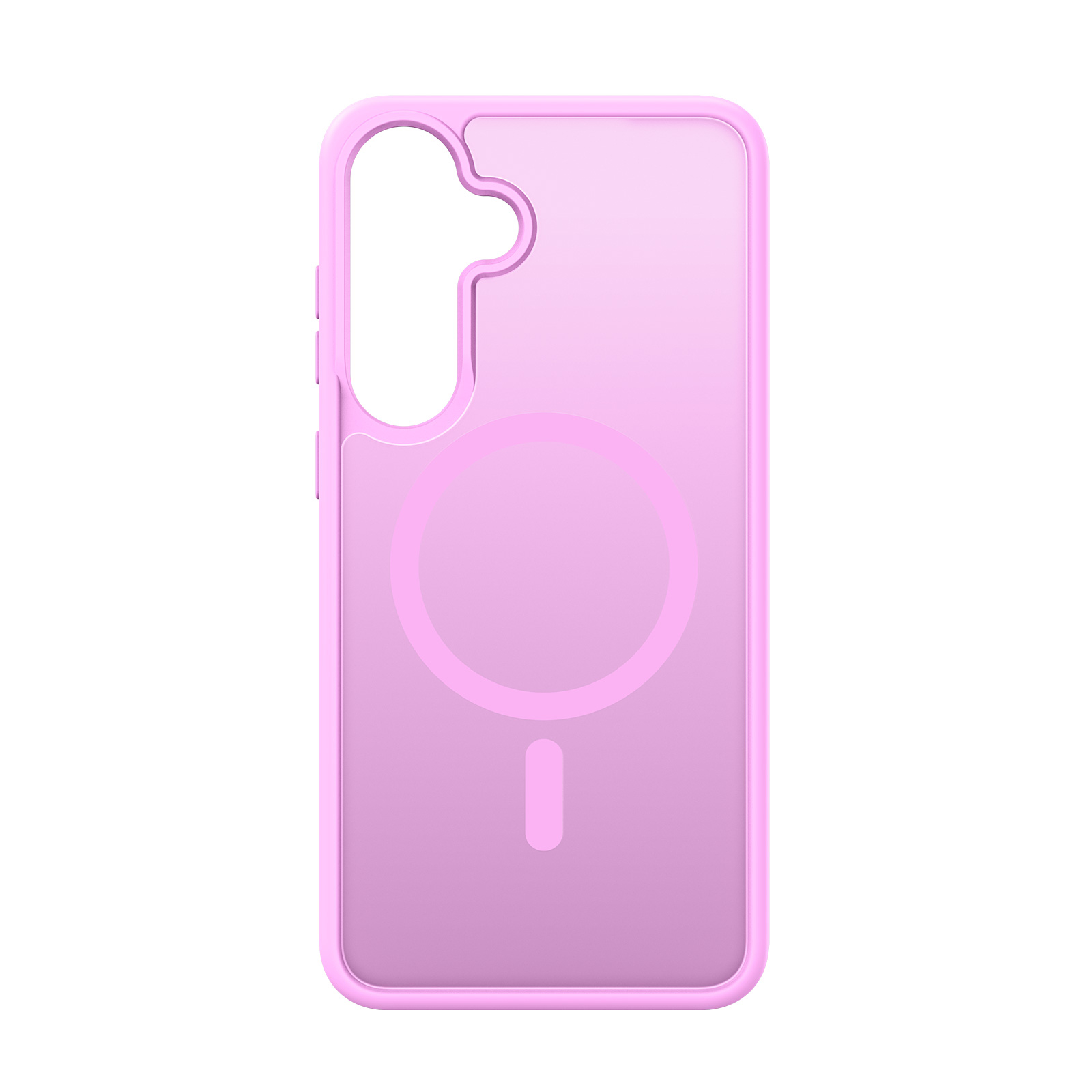 Samsung Galaxy S25  Plus Hybrid Hardcase Hülle mit TPU Bumper MagSafe-Modul - Pink