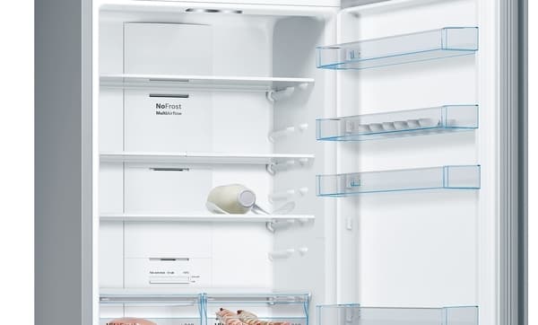 Bosch Serie 4 kølefryseskab KGN49XLEA (inox-look)