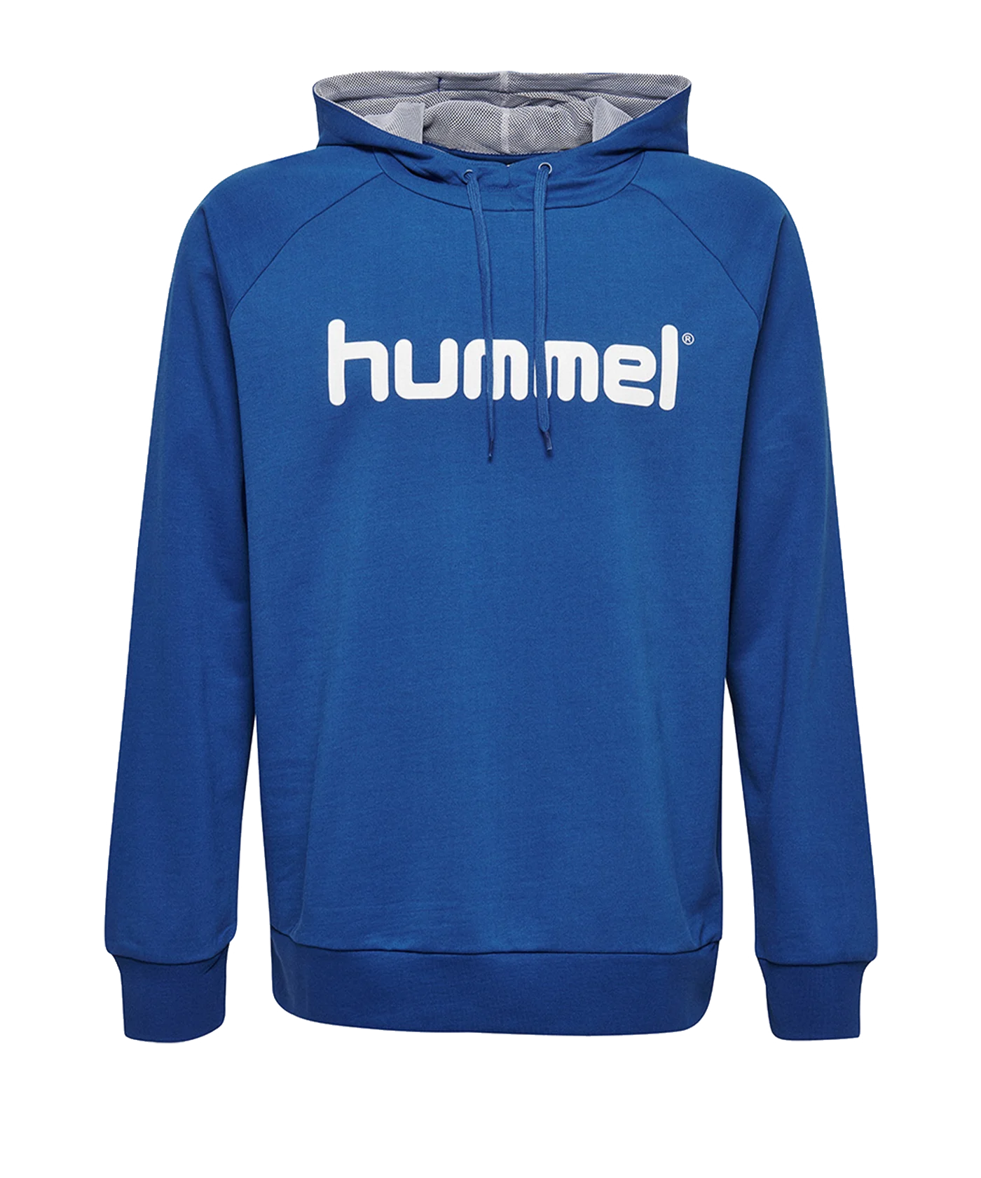 Hummel Cotton Logo Hoody Blau F7045