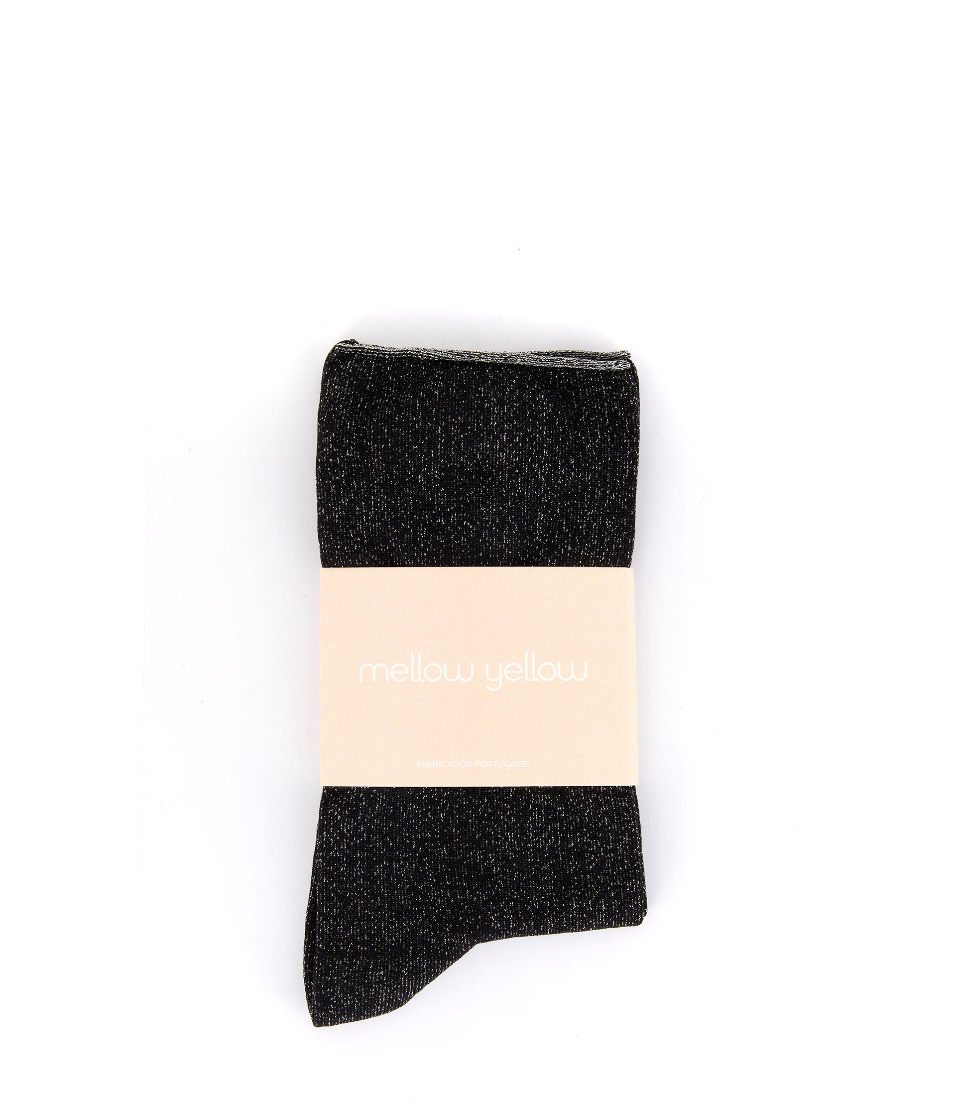 Chaussettes noir argent Alexina