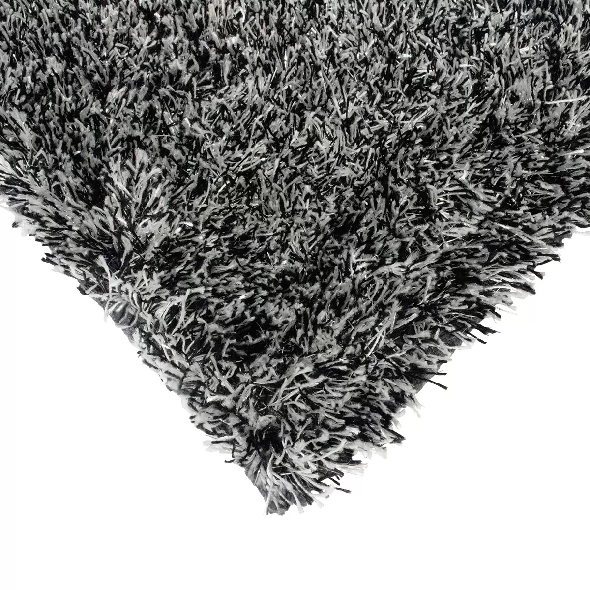 Langflorteppich Shaggy Star Best Price weiss,schwarz