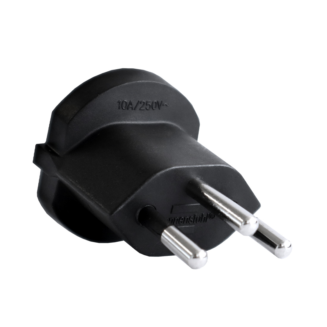 FixAdapter DE auf CH 230V 3-polig T12 schwarz