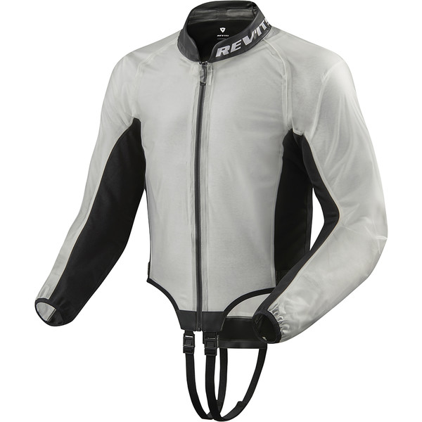 Rev'it - Veste pluie Trackmaster H2O Transparent / Noir