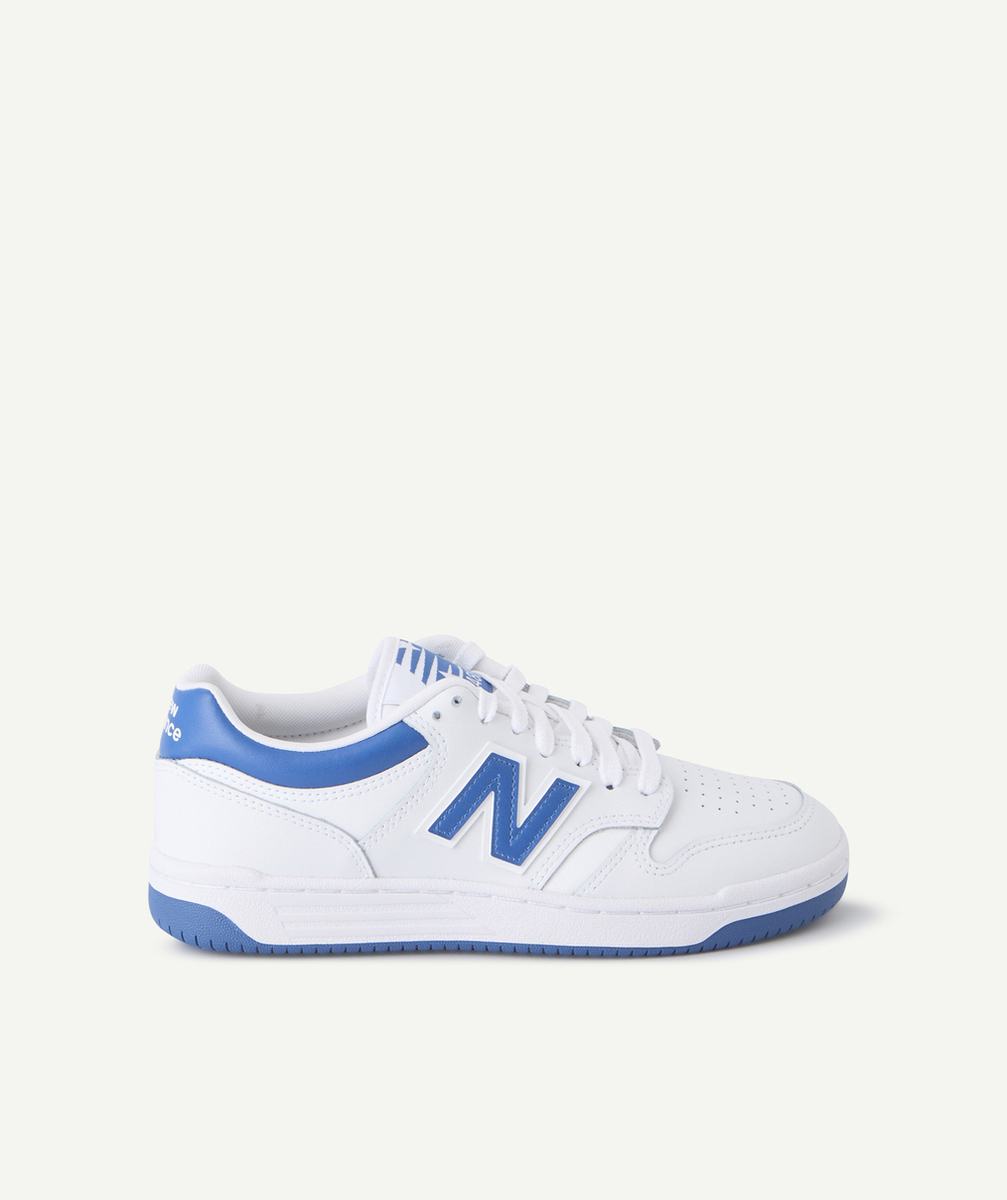 NEW BALANCEBASKETS À LACETS 480 ADO BLEU ET BLANC
