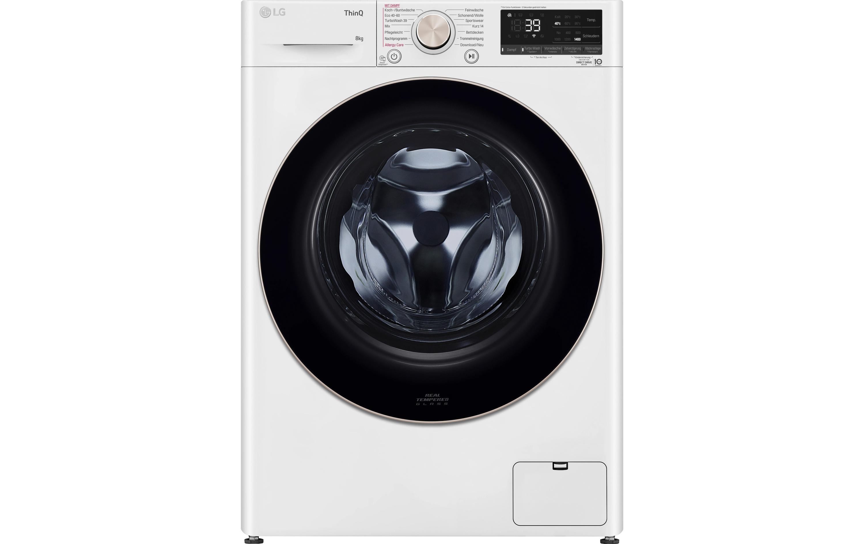 Waschmaschine F4WV708P1R Links<br>Frontlader Waschmaschine mit 8 kg Ladekapazität