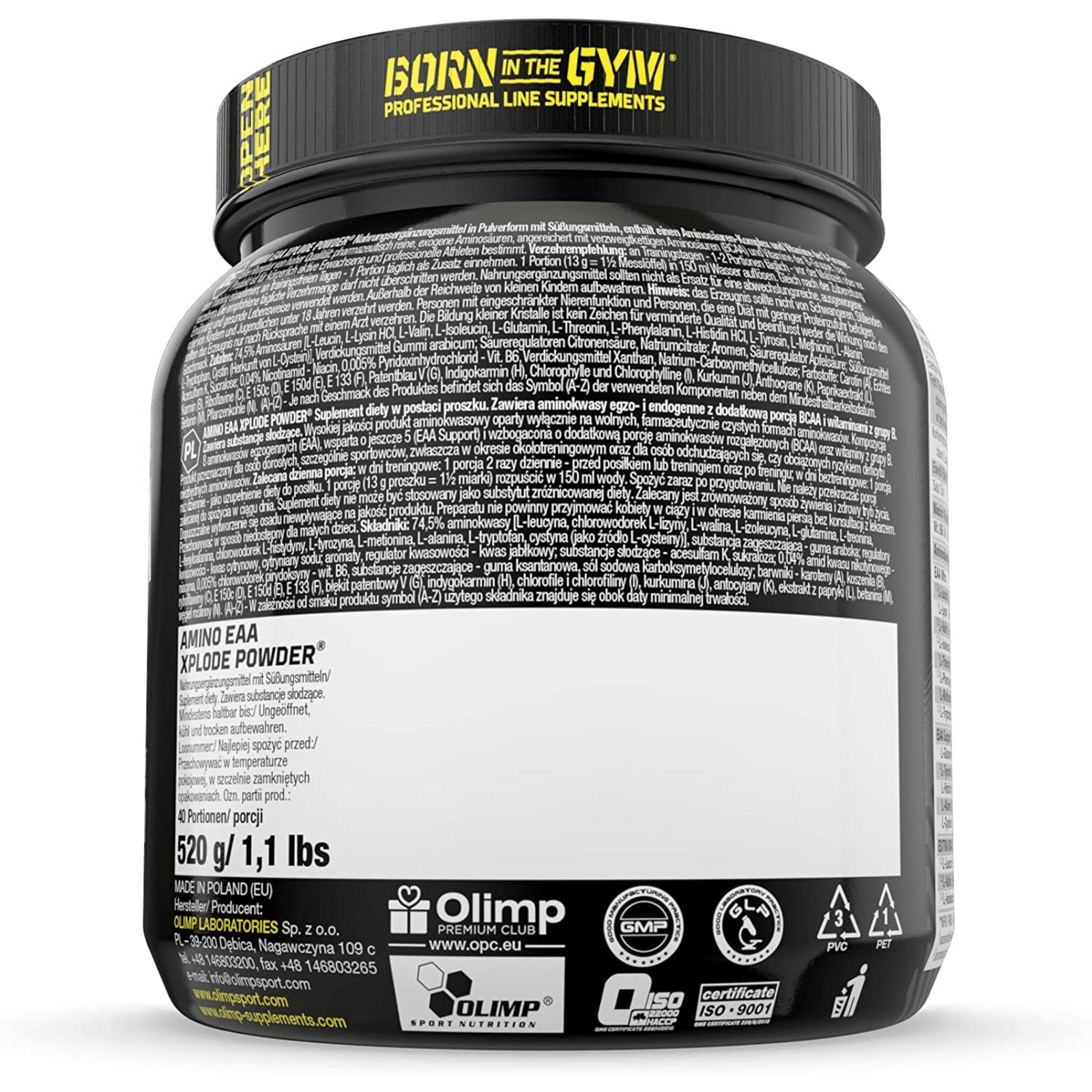 Amino EAA Xplode (520g)
