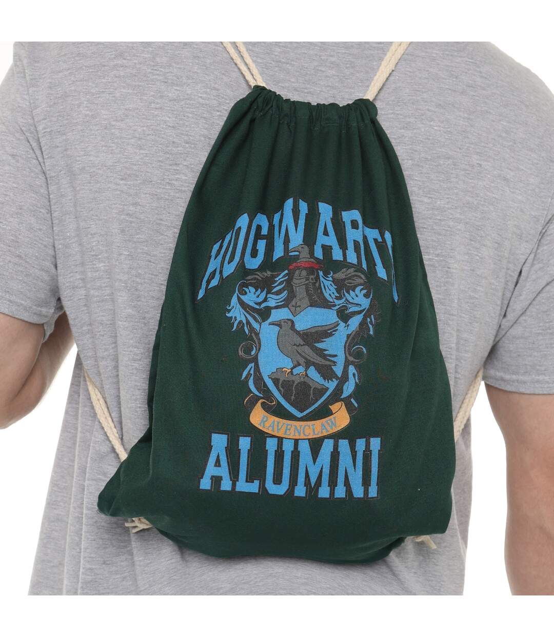 Harry Potter - Sac à cordon HOGWARTS ALUMNI (Vert bouteille) (Taille unique) - UTTV2390