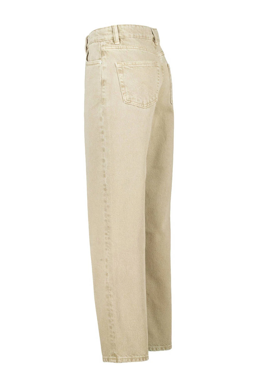 America Today relaxed  waist loose fit jeans beige