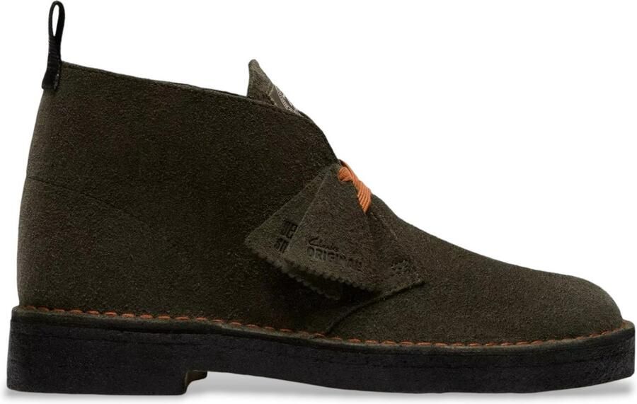 CLARKS ORIGINALS Clarks Veterschoenen Heren Desert Boot Heren Maat: 42 5 Materiaal: Suède Kleur: Groen