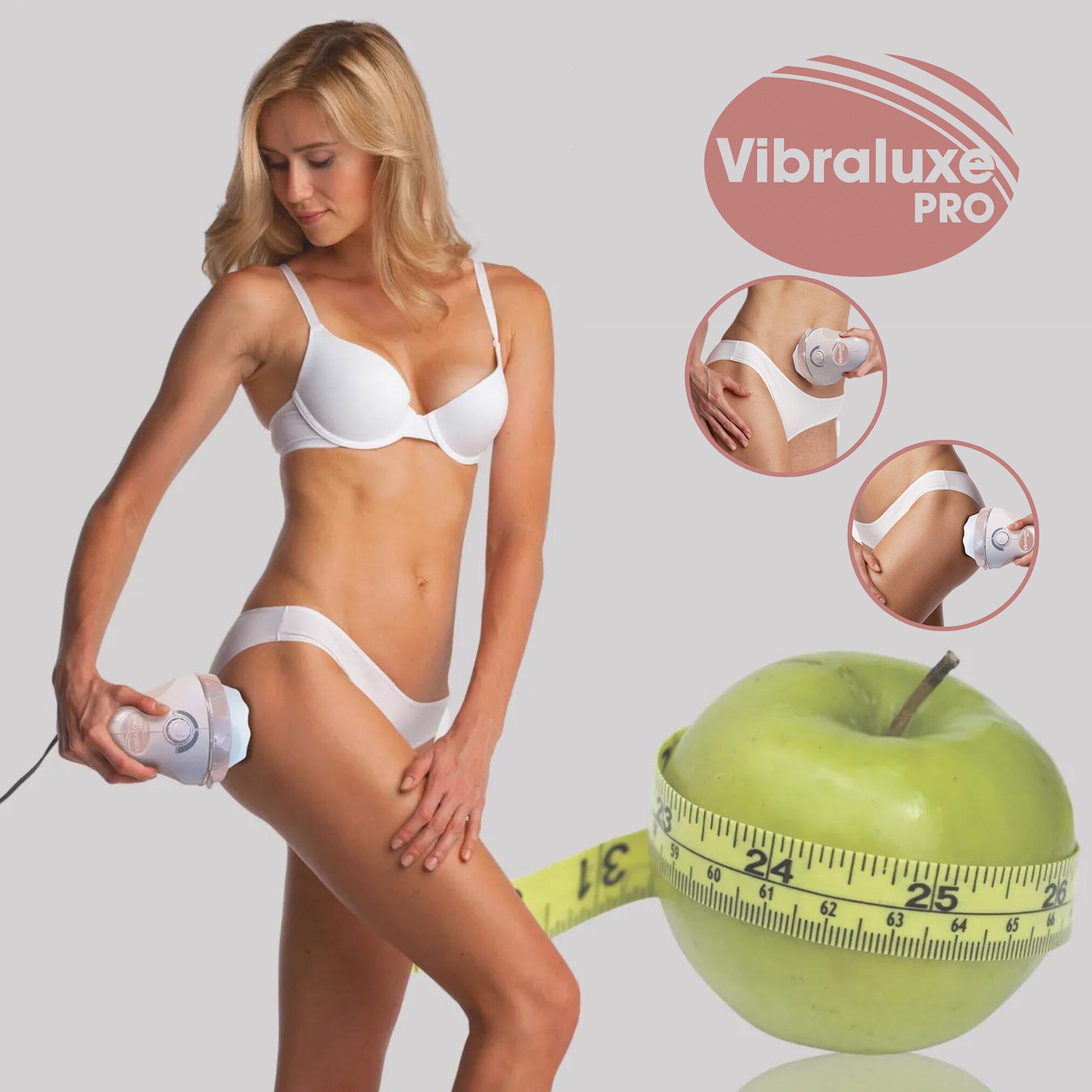 Vibraluxe Pro® Massagegerät Damen - Anti Cellulite 5 in 1 Vibraluxe Pro Gold
