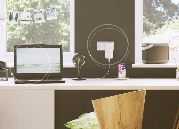devolo Magic 2 LAN - Starter Kit - bro - - 1GbE, HomeGrid - kan sluttes til vægstik (pakke med 2)