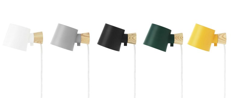 Normann Copenhagen Rise wandlamp petroleumgroen